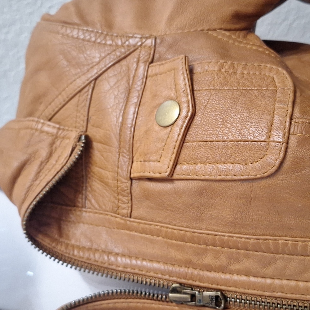 Black Rivet Leather Jacket - Picture 3 of 14